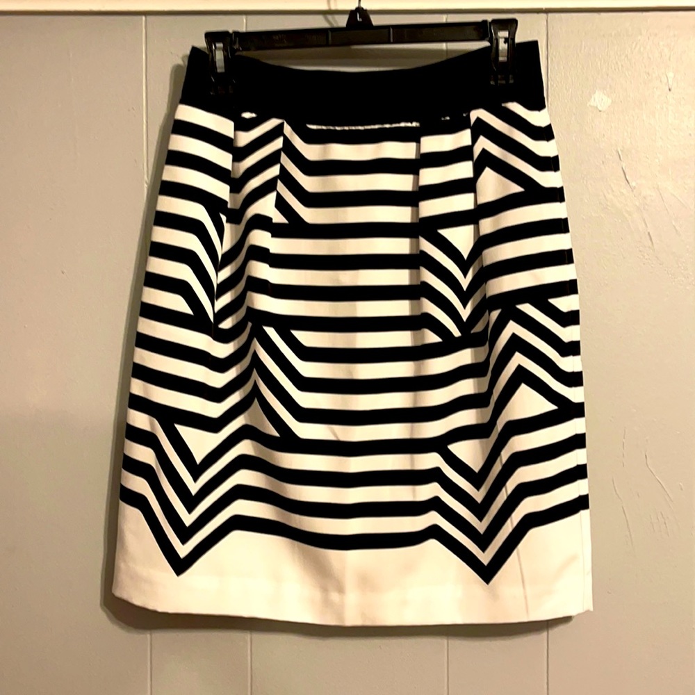 Black and white skirt